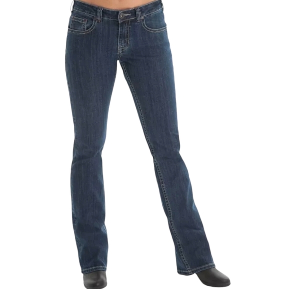 COWGIRL TUFF "Just Tuff" bootcut horseback riding jeans style#JTUFMW sz 27x32L - Picture 3 of 16